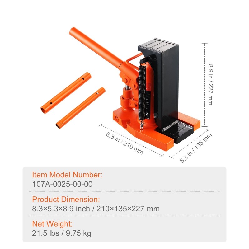 Hydraulinen kynsitunkki 2.5t kynsi 5t yläosa teollisuuskoneiden nostoon.