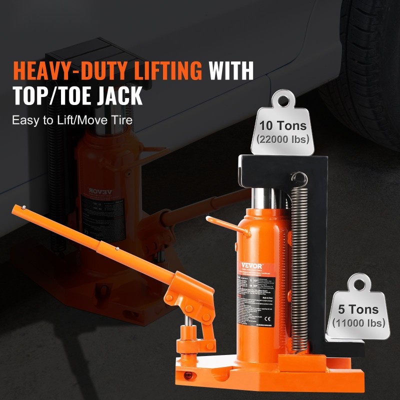 Hydraulinen teräksinen kynsitunkki 5 t kynsi 10 t yläosa 20–173 mm