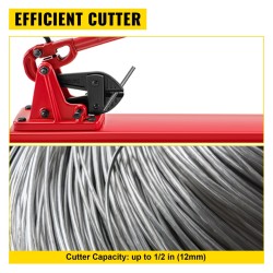 Penkkityyppinen käsileikkuri 24 tuuman CRV-teräs 12 mm alumiini kupari teräskaapeleille