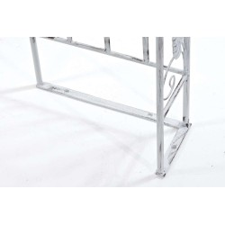 Elegantti ruusukaari puutarhaan jauhemaalatusta raudasta 247,5 cm