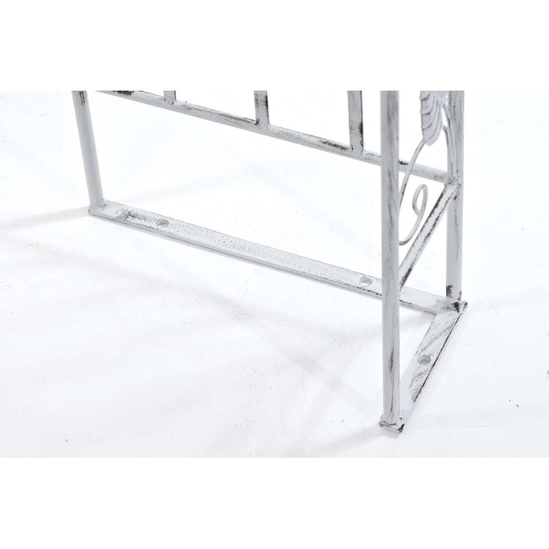 Elegantti ruusukaari puutarhaan jauhemaalatusta raudasta 247,5 cm