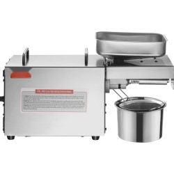 Sähköinen öljynpuristin 700W SUS304-ruostumaton teräs 140℃ 1,5kg/h maapähkinöille seesamille rapsille teesiemenille