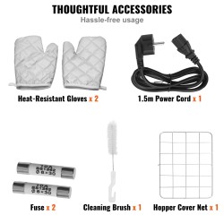 Öljynpuristuskone ruostumaton teräs 850 wattia säädettävä lämpötila 0–300 asteeseen maapähkinöille ja seesamille