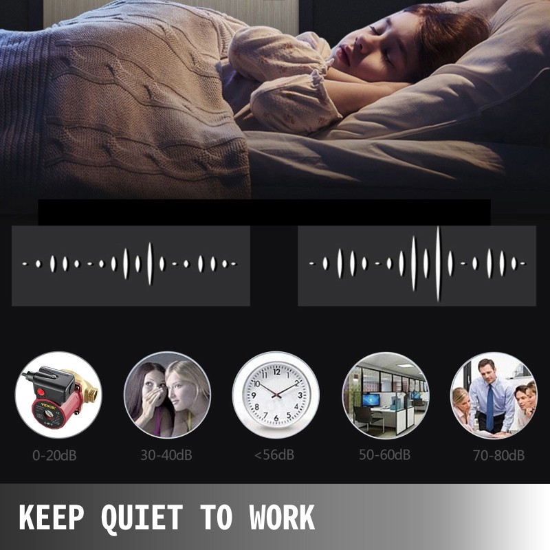 Vesikiertopumppu valurunkoinen messinkipää 1 tuuman liitäntä 90 W 50 l/min 6 m