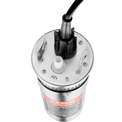 Uppopumppu aurinkokäyttöinen 12 V 120 W ruostumattomasta teräksestä kaivoihin kasteluun