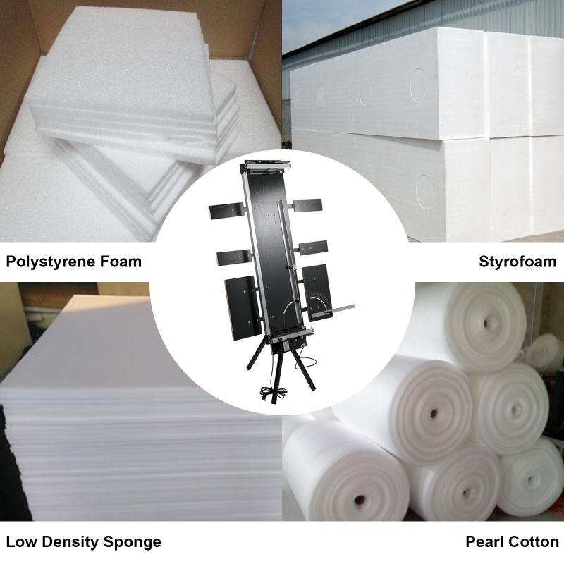 Kuumalankaleikkuri styroksille alumiinirunko 42 cm leikkuupaksuus 115 cm 6 kuumalankaa