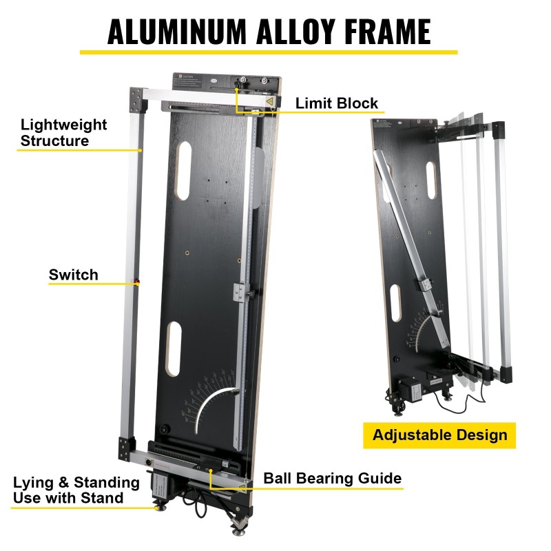 Kuumalankaleikkuri alumiinirunkoinen 42 cm leikkuupaksuus 115 cm leikkuupituus 6 lämmityslankaa