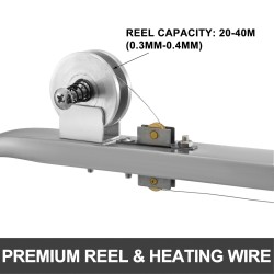 Vaahdonleikkuri kuumalangalla palosuojattu MDF ja seosmetalli suurin leikkausleveys 56 cm