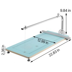 Vaahdonleikkuri kuumalangalla palosuojattu MDF ja seosmetalli suurin leikkausleveys 56 cm