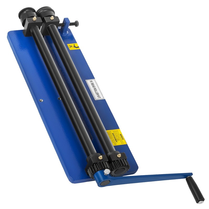 Helmiurakone pehmeästä teräksestä 18-tuumainen kurkkusyvyys 6 rullamuottisarjaa käsikäyttöinen sopii 1,2 mm levyille