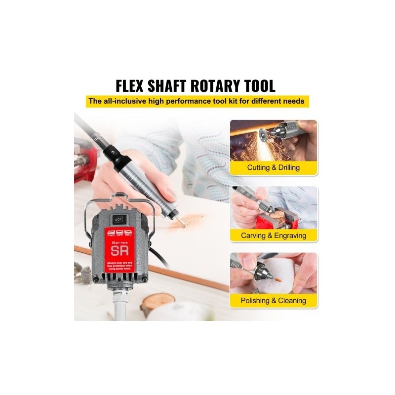 Ripustettava joustoporahiomakone 230W kolmileuainen istukka 0,3–4 mm joustava akseli 100 cm jalkapoljin