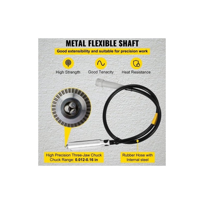 Ripustettava joustoporahiomakone 230W kolmileuainen istukka 0,3–4 mm joustava akseli 100 cm jalkapoljin