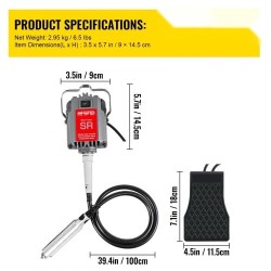 Ripustettava joustoporahiomakone 230W kolmileuainen istukka 0,3–4 mm joustava akseli 100 cm jalkapoljin