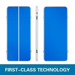 Ilmatäytteinen voimistelumatto PVC-muovia 400 cm pitkä 100 cm leveä 10 cm paksu