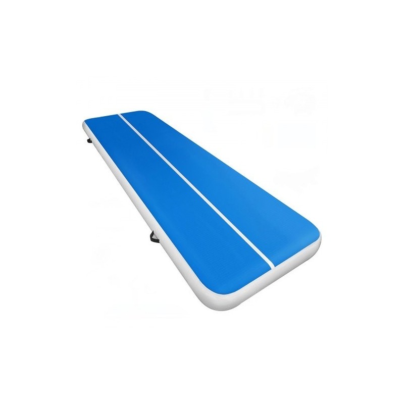 Ilmatäytteinen voimistelumatto PVC-muovia 400 cm pitkä 100 cm leveä 10 cm paksu