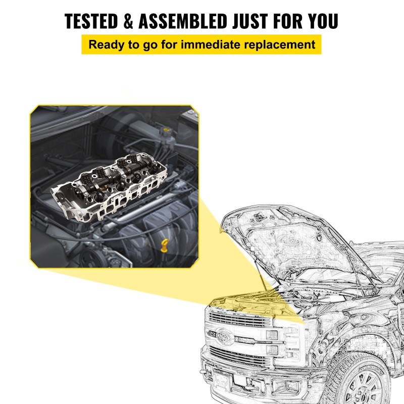 Sylinterikansi uusi 2.4L moottorille 22R 22RE 22REC Toyota 4Runner Hilux Celica