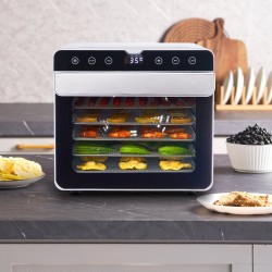 Ruokakuivuri 6 tasoa 360° ilmankierto ruostumatonta terästä 700 W