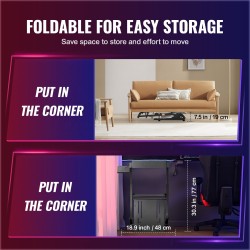 Rattiteline hiilikuituteräksestä säädettävä 68,5-80 cm taitettava yhteensopiva G25 G27 G29 G920