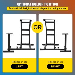 Simulaattorirattiteline hiiliteräs säädettävä 52–68 cm yhteensopiva G29 G27 G25