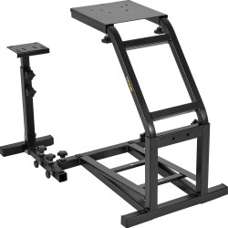 Simulaattorirattiteline hiiliteräs säädettävä 52–68 cm yhteensopiva G29 G27 G25