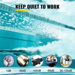 Uima-altaan pumppu muovi 750 W 15000 L/h 50 mm tulo ja poisto