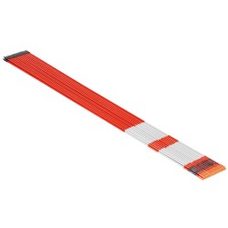 Ajotien lasikuituiset merkkitangot 122 cm 6,35 mm 500 kappaletta oranssit heijastinnauhat