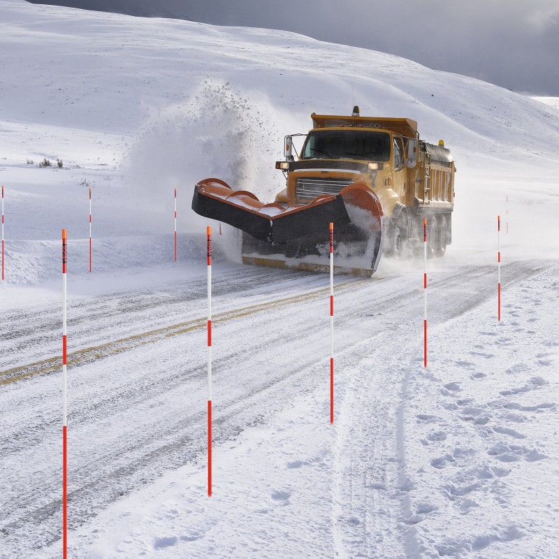 Heijastavat lasikuitutikut 122 cm 6,35 mm 200 kpl oranssi ajoteille
