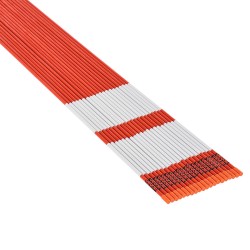 Heijastavat lasikuituiset merkkikepit pihatielle 20 kpl 147 cm 7 87 mm mukana poranterä