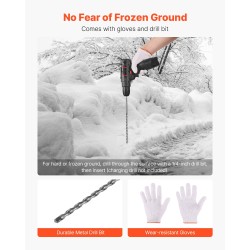 Heijastavat lasikuituiset merkkikepit pihatielle 20 kpl 147 cm Ø7,87 mm mukana poranterä