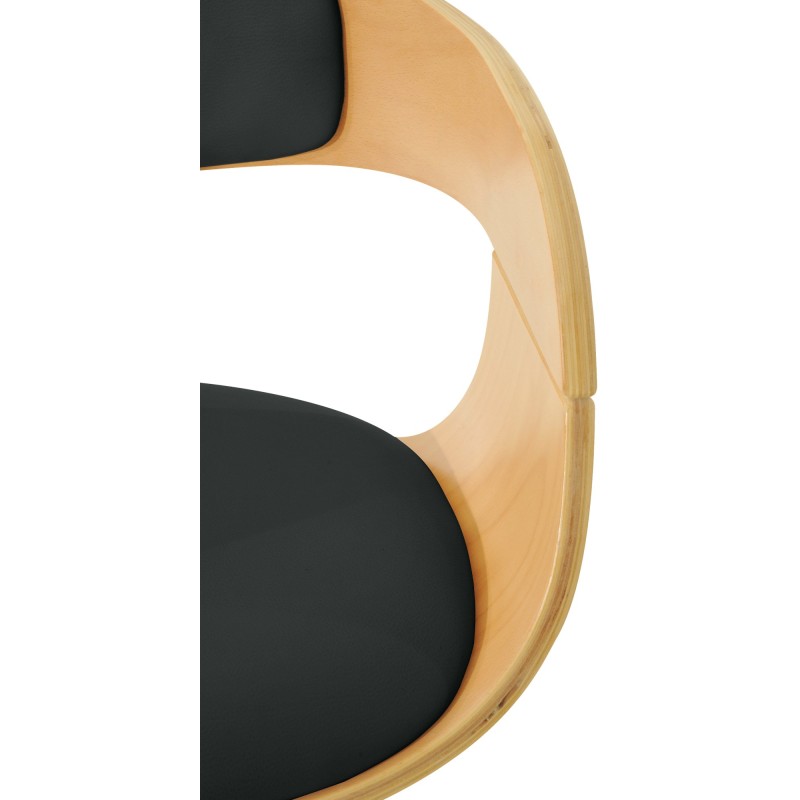 Kingston säädettävä pyörivä baarijakkara keinonahkapäällysteellä ja jalkatuella