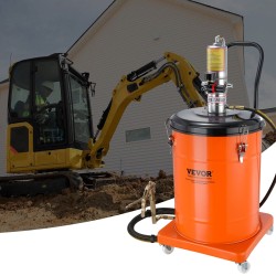 Ilmakäyttöinen rasvapumppu 40 litran terästynnyrillä 4 metrin letku 50:1 paineensuhde