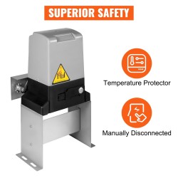 Automaattinen liukuportin avaaja 1500 kg 12 m portteihin kaukosäätimillä roiskevesisuojattu