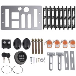 Automaattinen liukuportin avaaja 1800 kg 12 m 4 kaukosäädintä sovellusohjaus