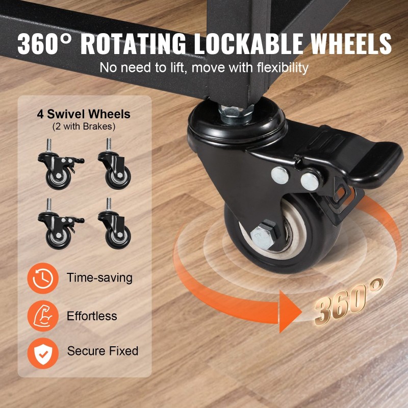 Koiranhäkki galvanoitua terästä 95×65×81 cm kolme ovea lukittavat kääntyvät pyörät irrotettava tarjotin