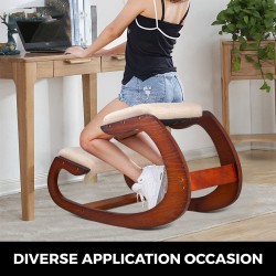 Polvituoli koivupuurunkoinen 100 kg kantavuus ergonominen pehmustetut tyynyt kotitoimistoon