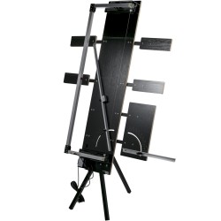 Kuumasäikeinen styroksileikkuri 42cm maksimipaksuus 115cm maksimipituus alumiinirunko kuusi lämmityslankaa 0 90 asteen