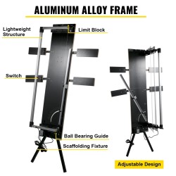 Kuumalankaleikkuri alumiiniseosrunko neljäkymmentäkaksi senttimetriä leikkuupaksuus sata kaksikymmentäkaksi senttimetriä