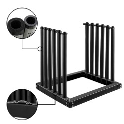 Tuulilasin teline raskas 45-teräs 5-paikkainen 610 mm PVC- ja vaahtomuovipehmusteet
