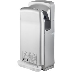 Käsienkuivain pystymallinen ABS runko 2000 W HEPA suodatus seinäasennus hopea