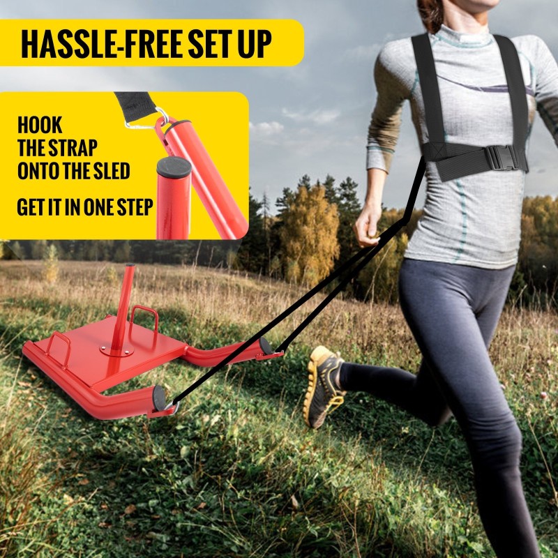 Voimanopeusreki kestävä metallirunko 226,8 kg kapasiteetti punainen säädettävä olkavaljas