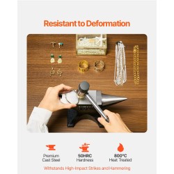 Alasimi valuteräksinen 11,5 kg yksisarvinen kova työpinta