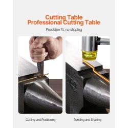 Alasimi valuteräksinen 11,5 kg yksisarvinen kova työpinta