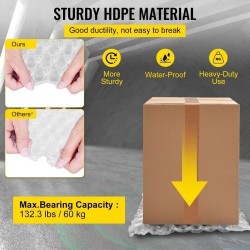 Ilmatyynykalvorulla polyeteeni 300 m 40 cm 20 mikronia 1 rulla