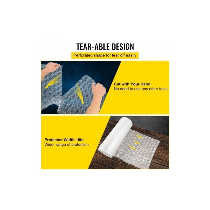 Ilmatyynykalvorulla polyeteeni 300 m 40 cm 20 mikronia 1 rulla