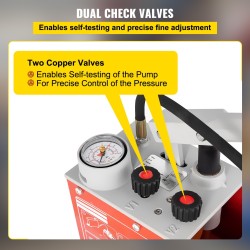 Hydrostaattinen käsikäyttöinen painekoepumppu 60 bar 12 L kolmiyksikköisellä mittarilla R 1/2 liitännällä