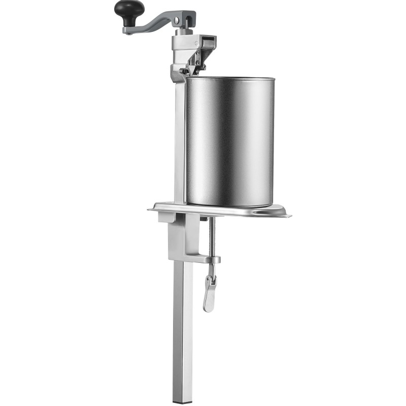 Säilyketölkin avaaja manuaalinen pöytäkiinnitteinen SUS420 terällä jopa 300 mm tölkeille ammattikeittiöihin