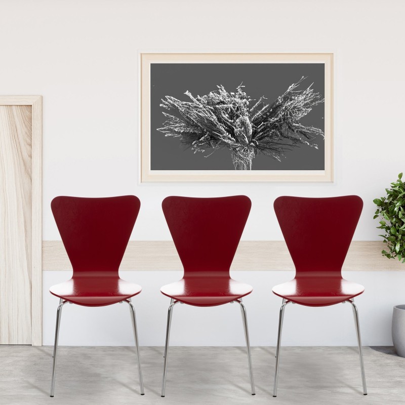 Calisto pinottava konferenssituoli puuistuimella, 4 kpl setti