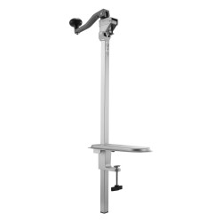 Manuaalinen pöytämallinen säilykepurkinavaaja ruostumatonta terästä ja valurautaa 400 mm