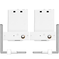 Vaakasuuntainen seinäsängyn jousimekanismi sarja rauta ja ruostumaton teräs valkoinen 0,9–1,2 m