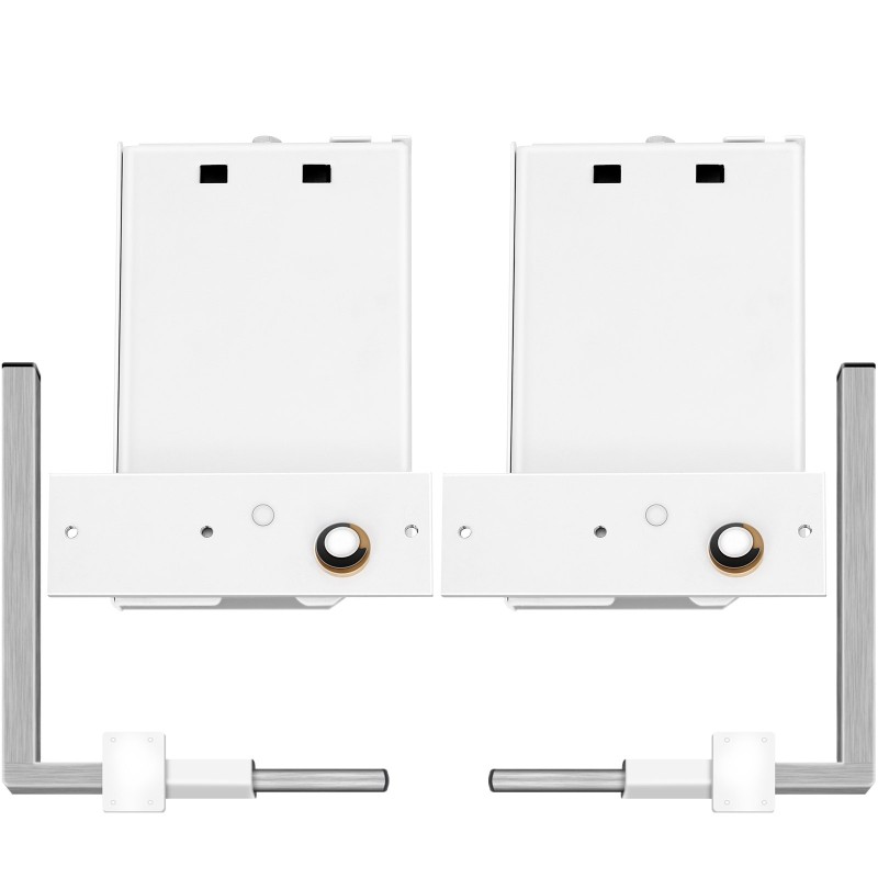 Vaakasuuntainen seinäsängyn jousimekanismi sarja rauta ja ruostumaton teräs valkoinen 0,9–1,2 m